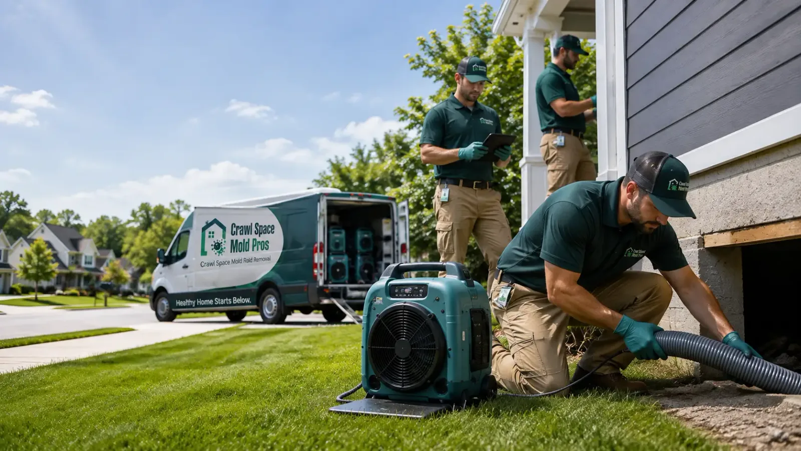 Crawl Space Mold Removal in Marshall, MO